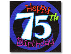 75th Birthday Party Supplies