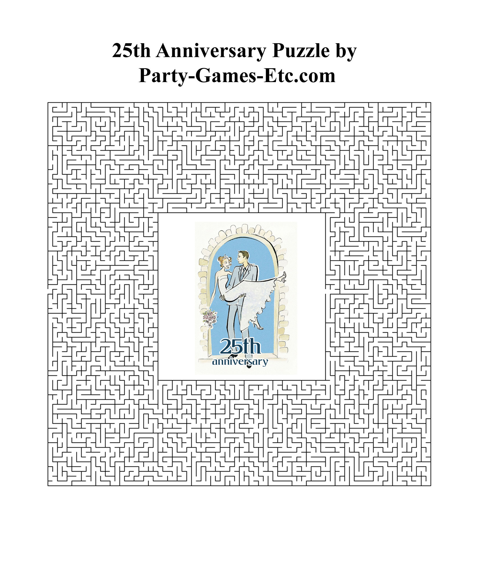 25Th Anniversary Party Games Ideas