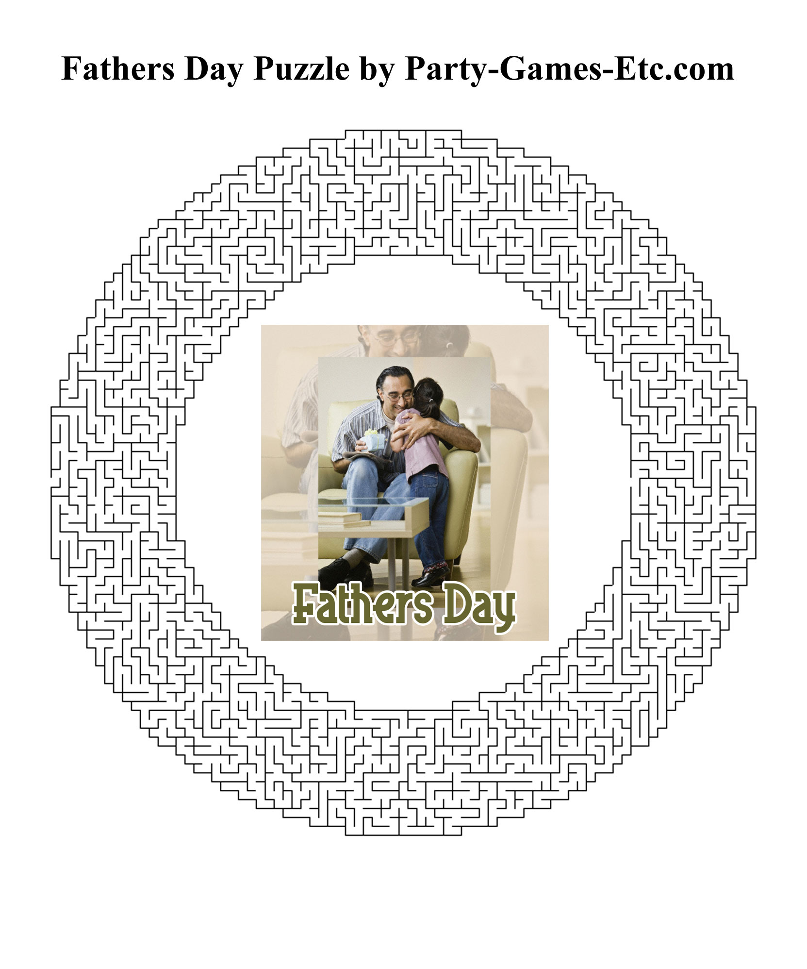 Free Printable Fathers Day Party Game and Pen and Paper Activity