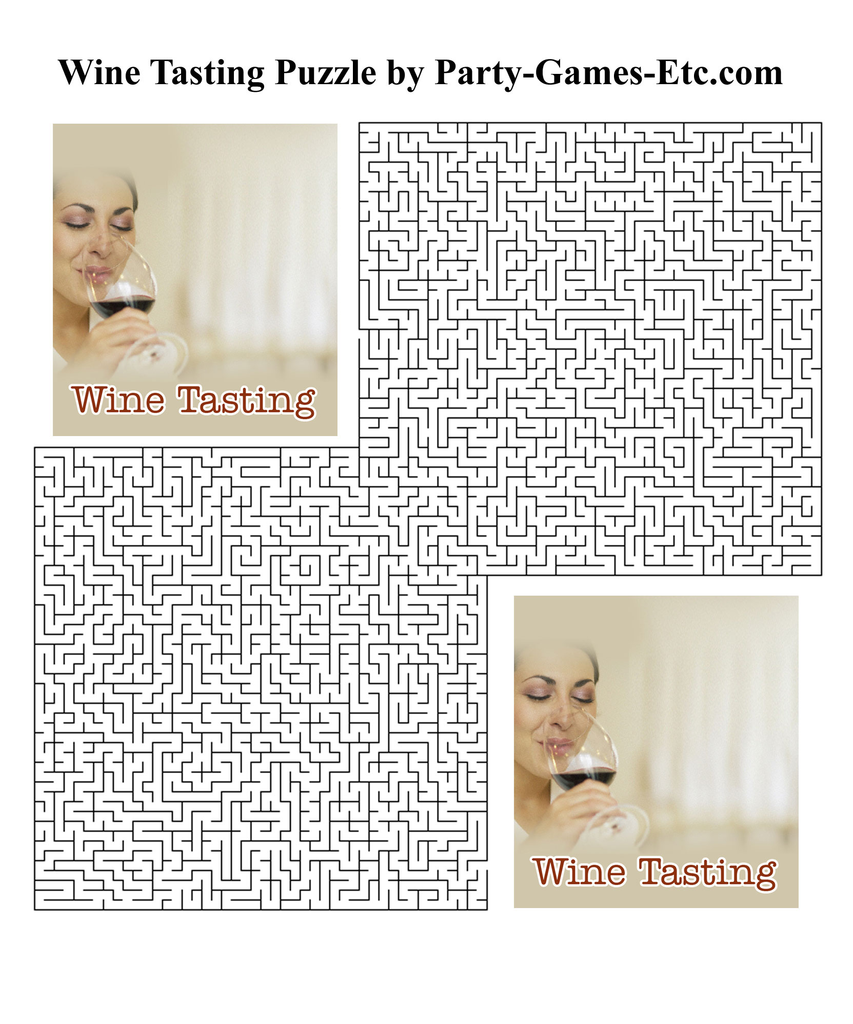 Free Printable Wine Tasting Party Game and Pen and Paper Activity