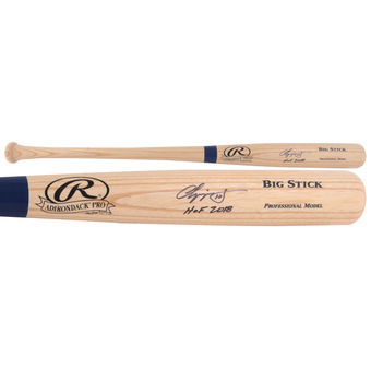 MLB Autographed Bat
