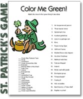 Printable St. Patricks Day Party Games