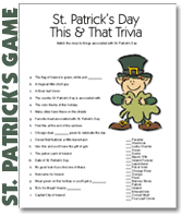 Printable St Patricks Party Games And Free St Patricks Party Games